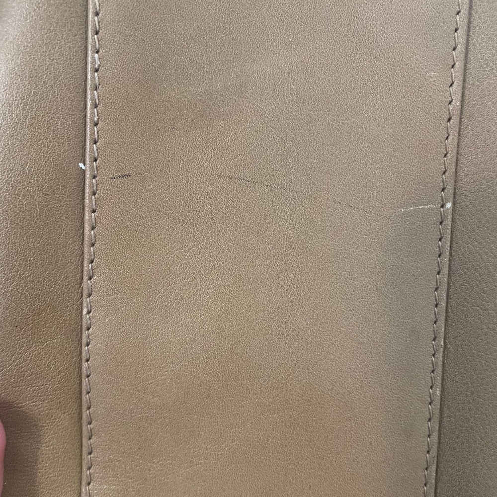 Fendi Tan/Brown Leather 2 Way Purse w/Strap,AUTHENTIC - Picture 11 of 16